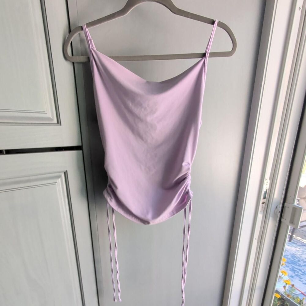 Shein Women's Purple Crop-top